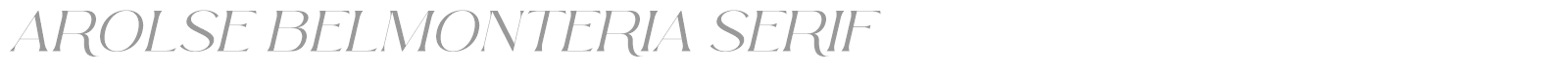 Arolse Belmonteria Script font preview